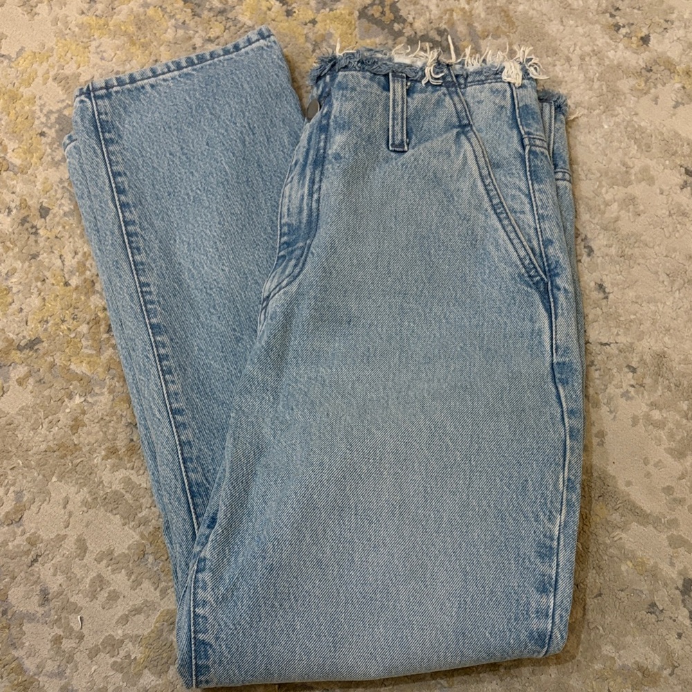 Nobody Denim Distressed Light Blue Jeans